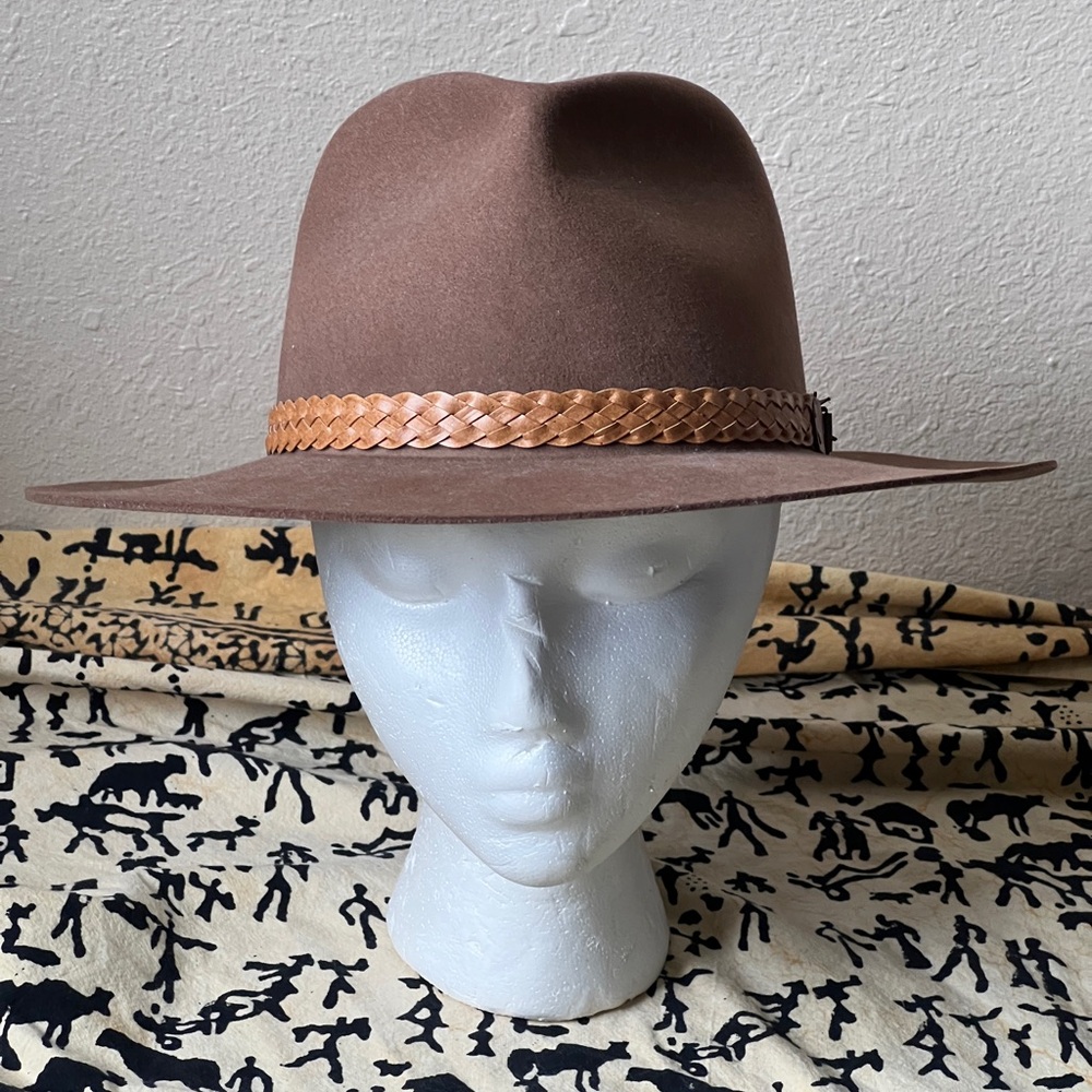 Vintage Dynafelt ‘Outback’ Wool Felt Hat - Size 7 1/4 or 58cm - Made in the USA